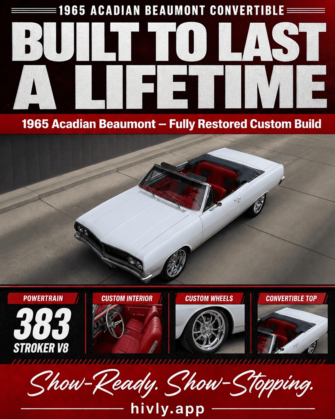 Auto restoration post made with Hivly