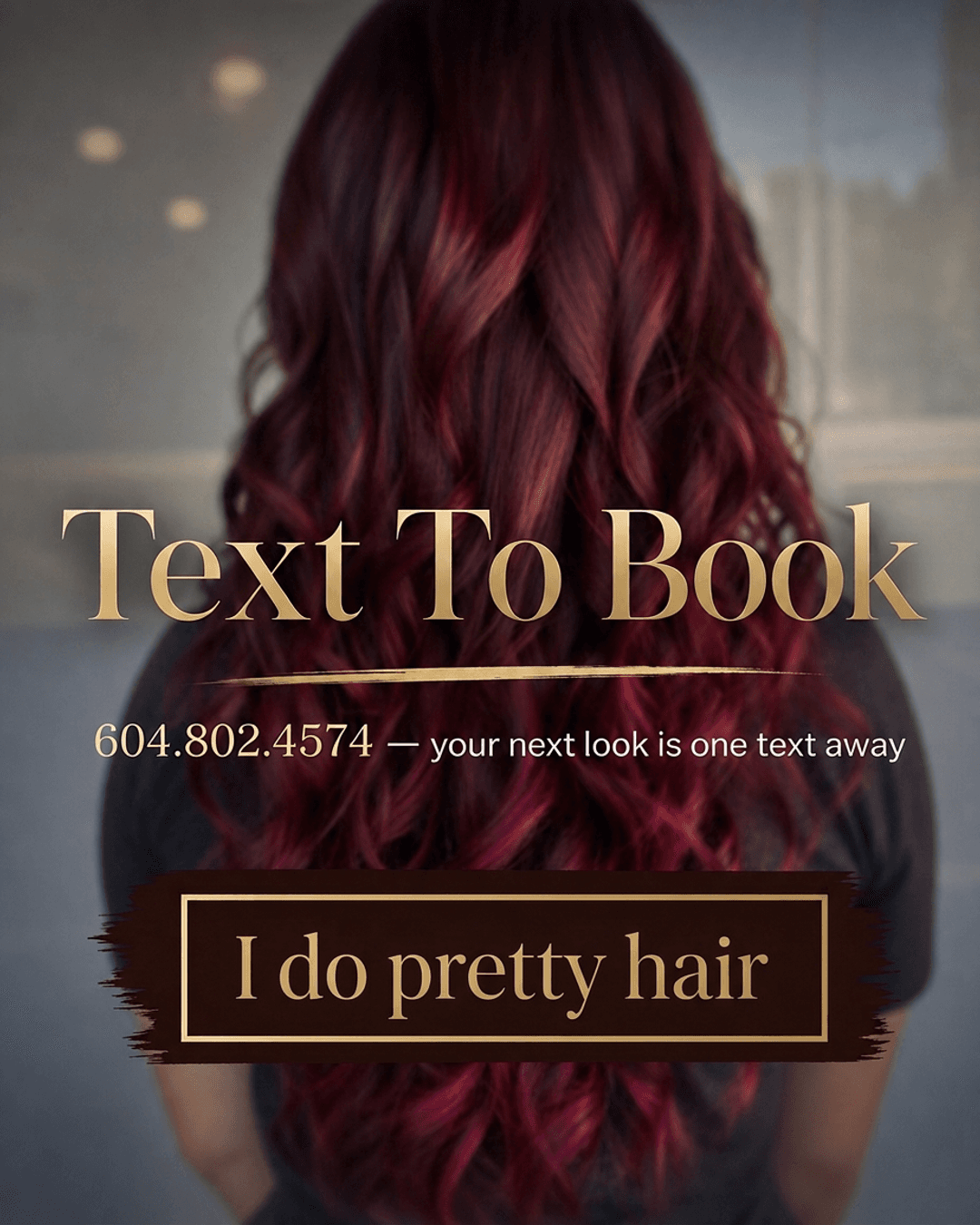 Hair salon post made with Hivly